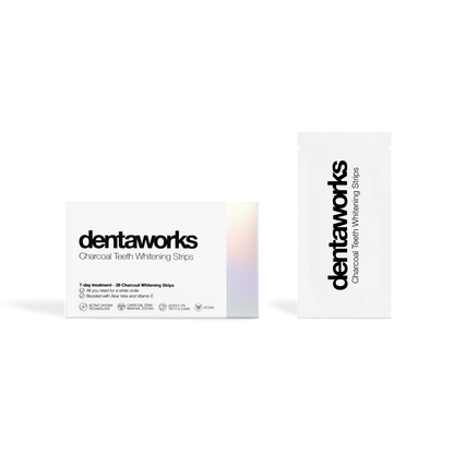 Dentaworks лентички за избелване с активен въглен