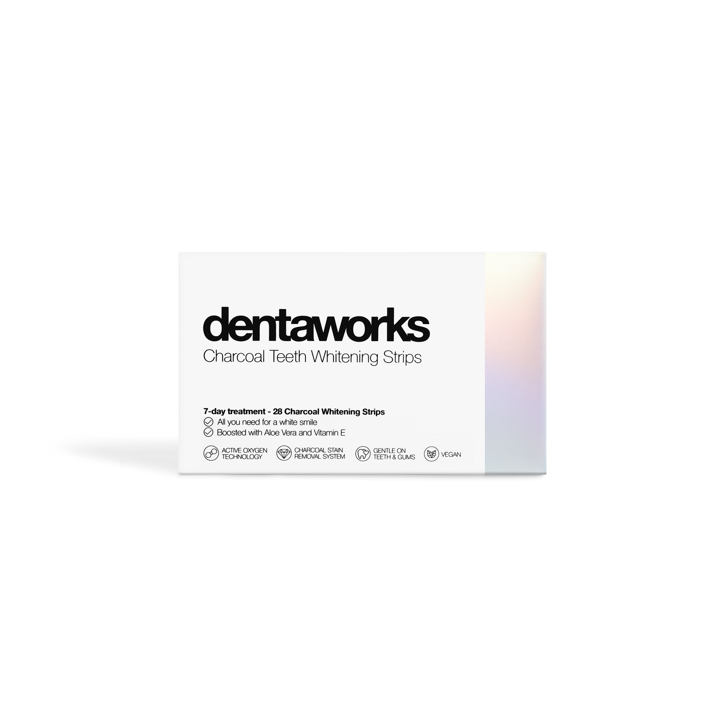 Dentaworks лентички за избелване с активен въглен