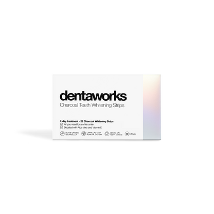 Dentaworks лентички за избелване с активен въглен