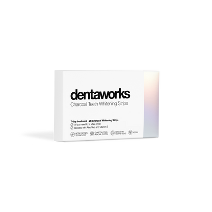 Dentaworks лентички за избелване с активен въглен